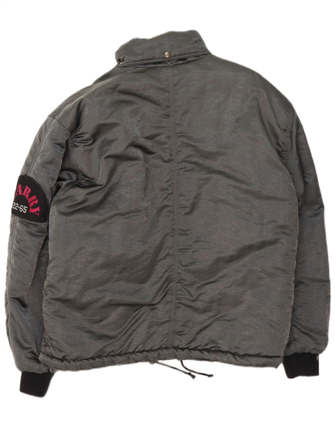 Quarry Herre Windbreaker Jacket UK 38 Medium Grey Colourblock Polyamid