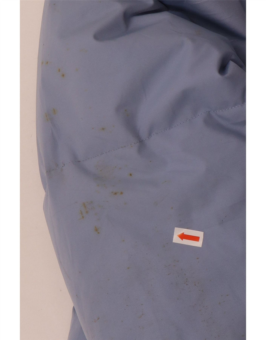 Adidas Dame Oversized Polstret Jakke UK 14 Stor Blå Polyester