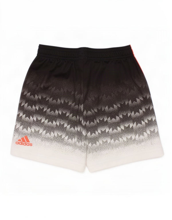 Adidas Boys Manchester United Sportsshorts 5-6 år Sorte Geometriske