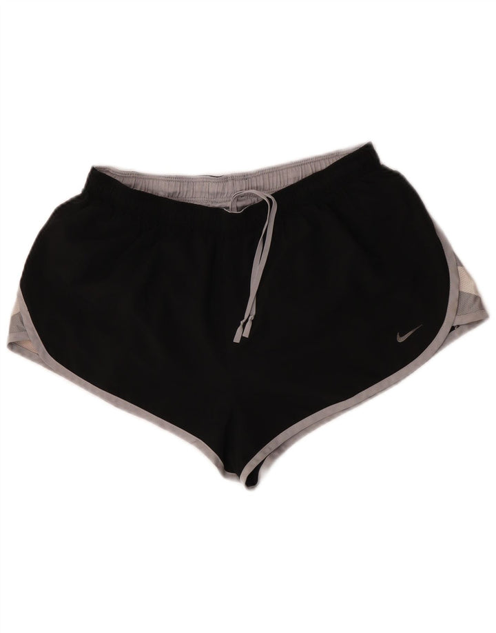 Nike sportsshorts til kvinder Medium W28 L12 Sort Colourblock Polyester
