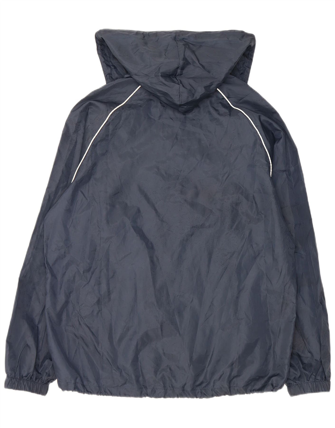 Lotto Regnjakke med hætte til mænd UK 40 Large Navy Blue Polyester
