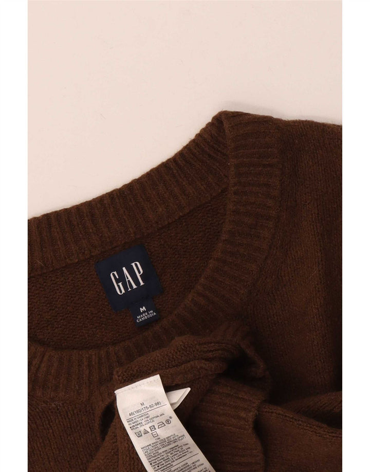 Gap dame sweater med rund hals DK 14 medium brun bomuld