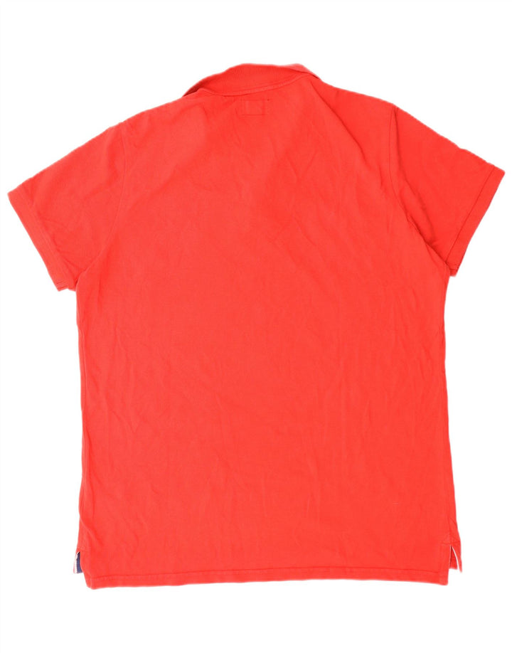 Superdry herre poloshirt 2XL rød bomuld