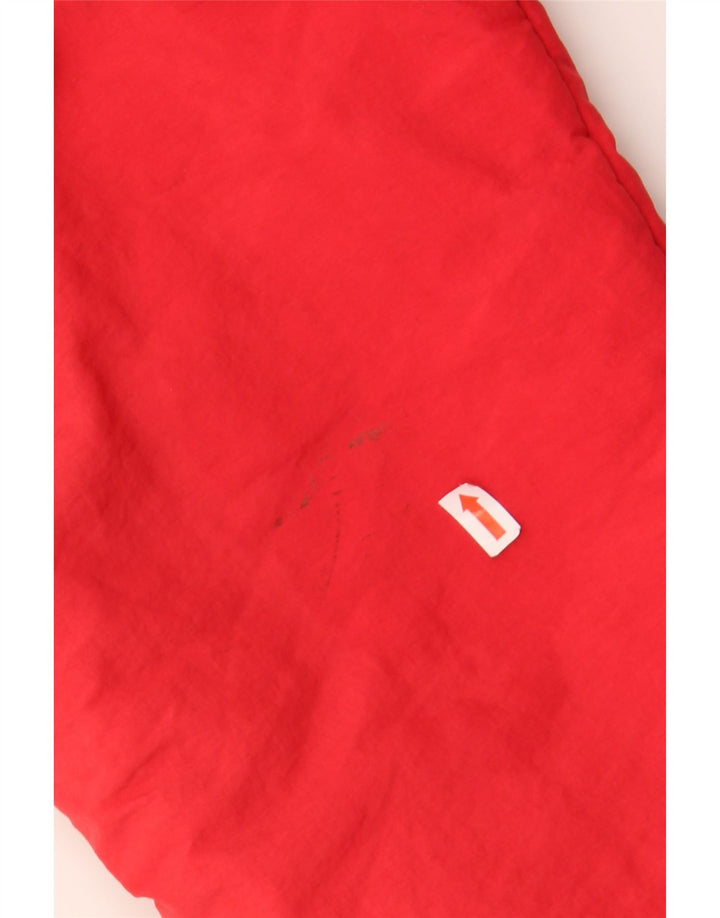 CARRERA Mens Hooded Windbreaker Coat UK 38 Medium Red Polyester Vintage Carrera and Second-Hand Carrera from Messina Hembry 