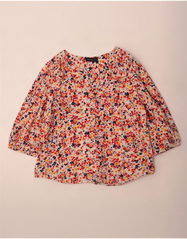 Marks & Spencer damebluse med 3/4 ærmer UK 18 XL Flerfarvet