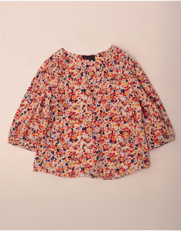 Marks & Spencer damebluse med 3/4 ærmer UK 18 XL Flerfarvet