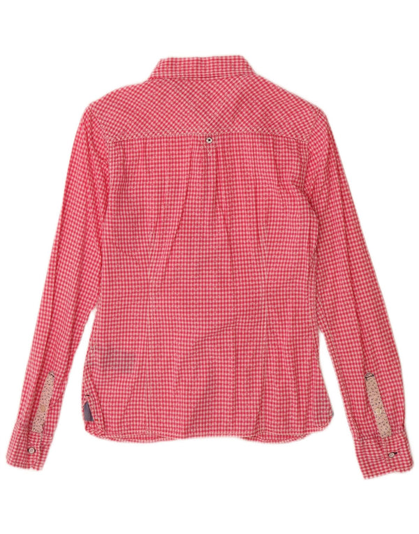 Tommy Hilfiger Dameskjorte UK 6 XS Pink Gingham Cotton