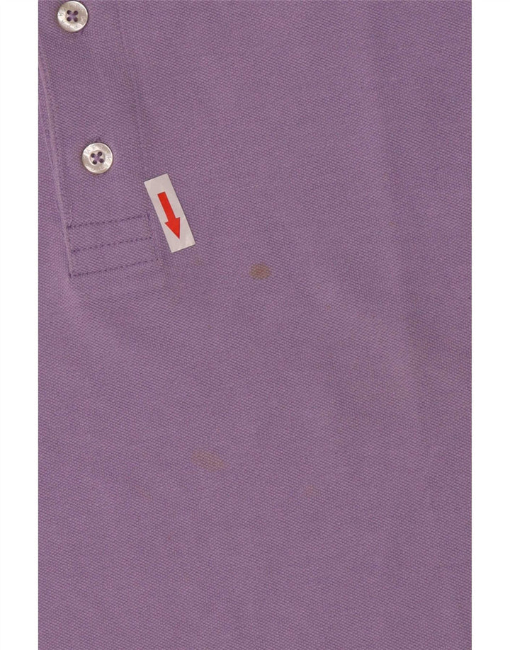 Kappa herre poloshirt Medium lilla bomuld