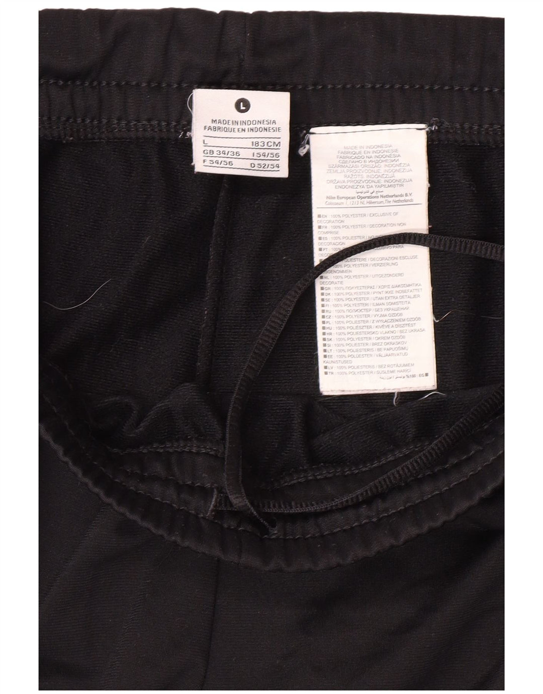 NIKE Træningsdragtsbukser til mænd Stor sort polyester