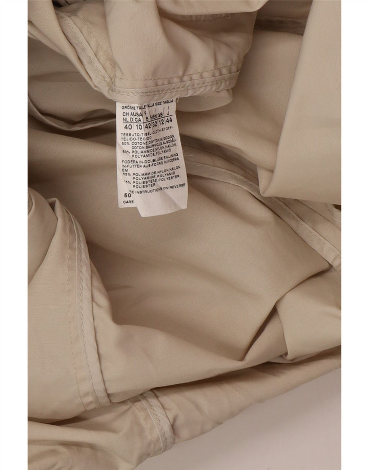 MAX MARA Dame Weekend Trench Coat UK 12 Medium Beige Bomuld Classic