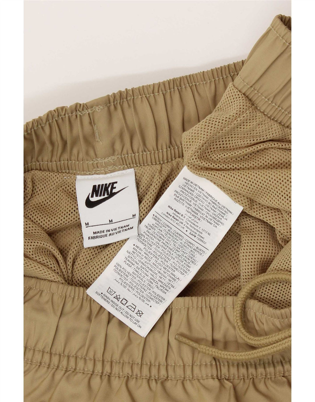 Nike Herre Sportshorts Medium Khaki Polyester