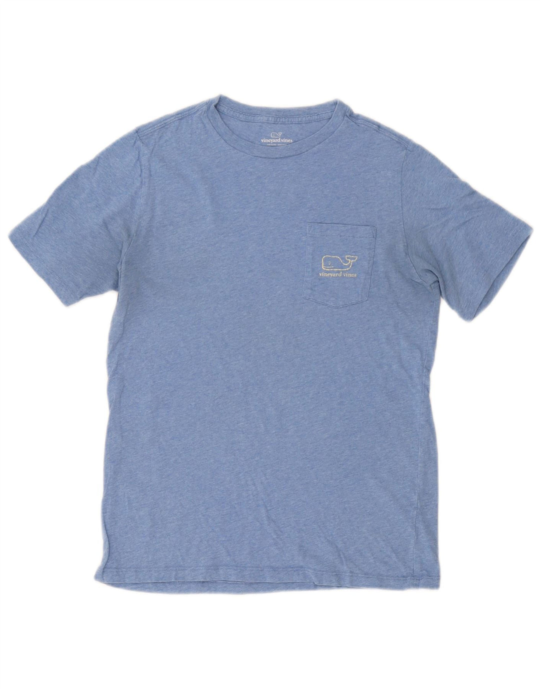 Vineyard Vines Dame Grafisk T-Shirt Top Stor Blå Bomuld
