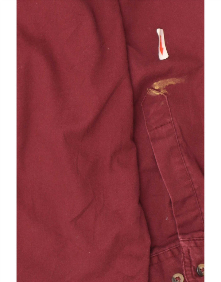 Wrangler Herreskjorte Medium Burgundy Cotton
