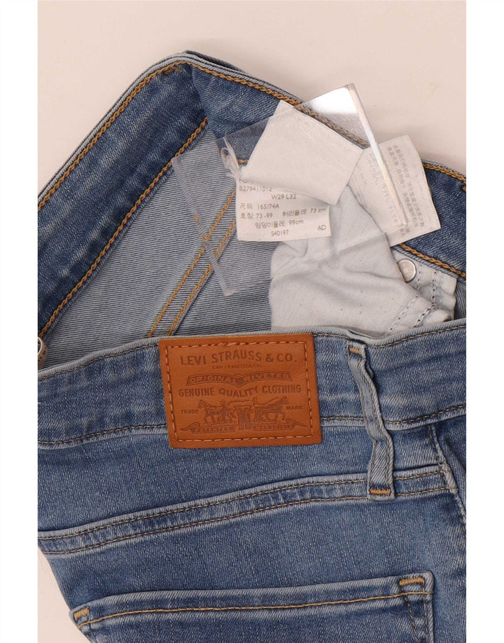 Levi's Dame 725 High Rise Bootcut Jeans W29 L32 Blå