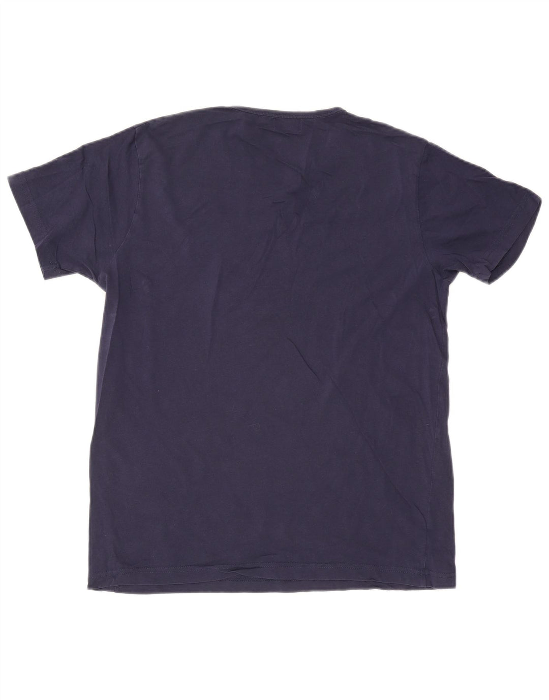 Lyle & Scott Herre T-shirt Top Stor marineblå bomuld