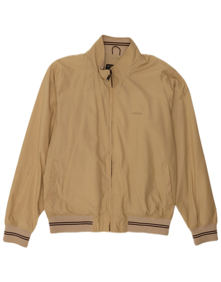 Brugi Herre Bomber Jacket UK 42 XL Beige Bomuld