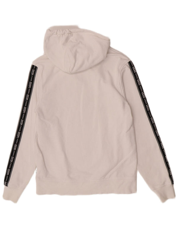 Vans Grafisk hættetrøje til mænd Small White Colourblock Bomuld