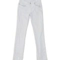 EMMANUEL SCHVILI Womens Slim Casual Trousers IT 42 Medium W32 L32 Blue | Vintage Emmanuel Schvili | Thrift | Second-Hand Emmanuel Schvili | Used Clothing | Messina Hembry 