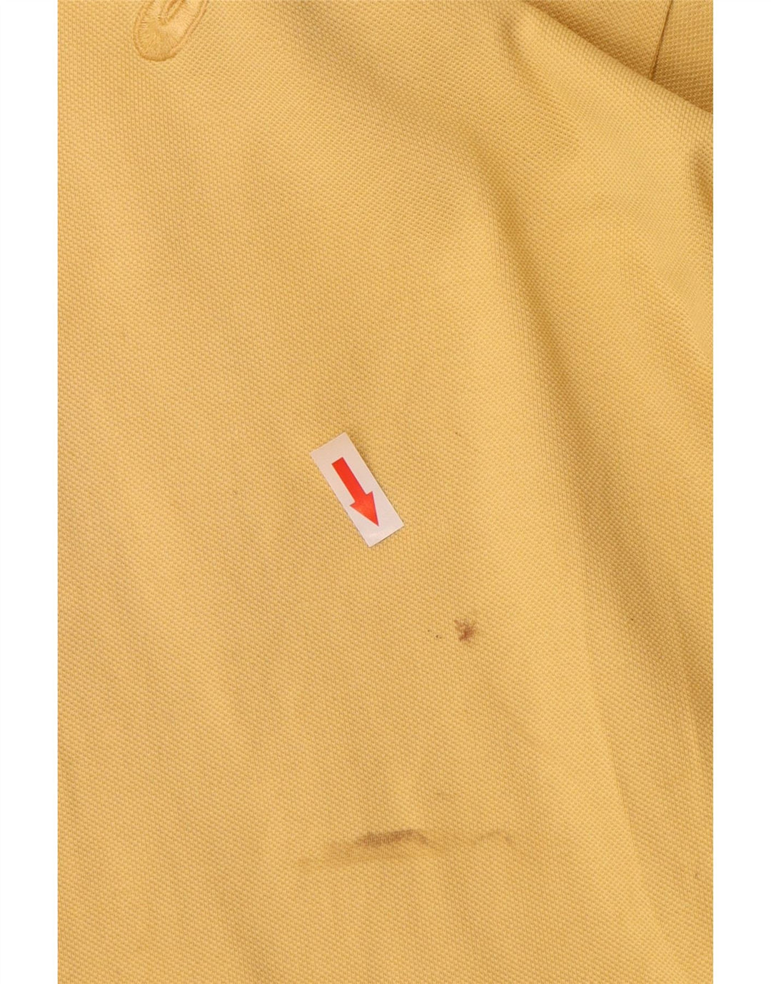 Asics herre poloshirt stor gul bomuld