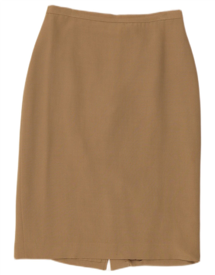 Max & Co. Pencilnederdel til kvinder UK 12 Medium W28 Beige Acetate