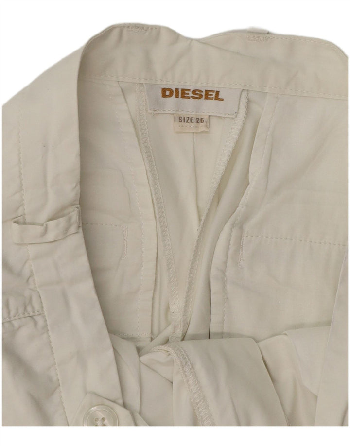 DIESEL Dame Slim Suit Bukser W26 L25 Hvid