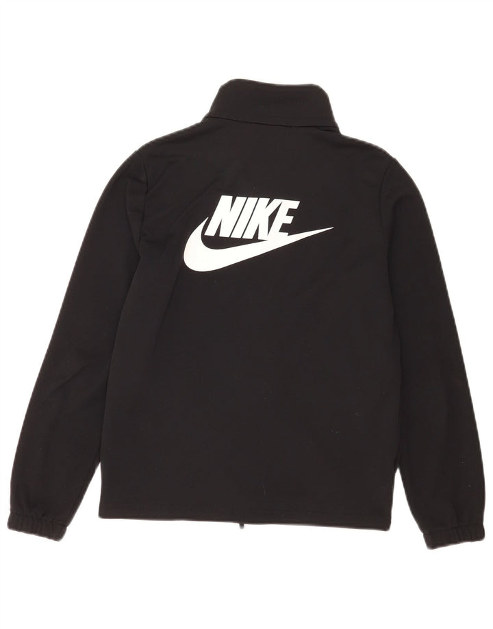 Nike drenge grafisk træningsdragt topjakke 10-11 år medium sort polyester