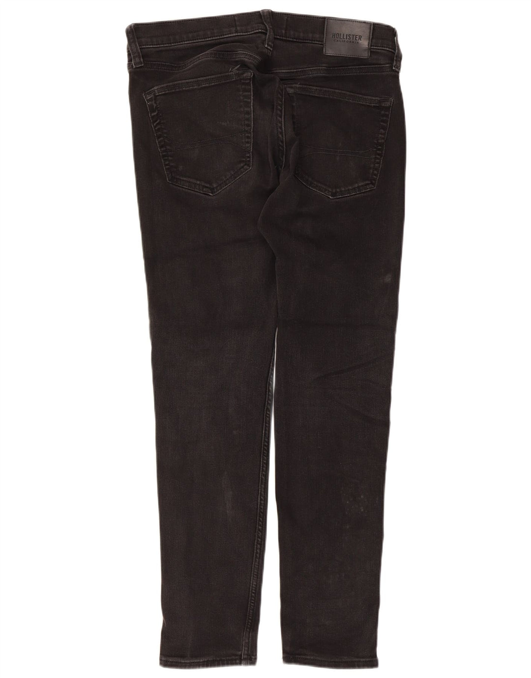 Hollister Skinny Jeans til mænd W32 L30 sort bomuld
