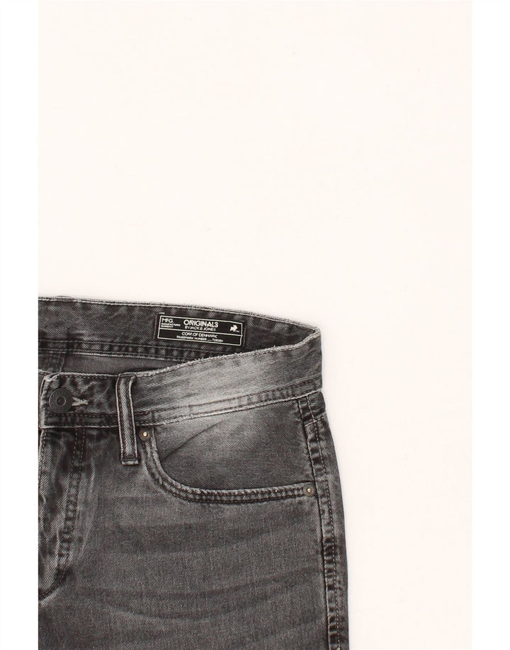 JACK & JONES Mens Denim Shorts Small W30  Grey Cotton Vintage Jack & Jones and Second-Hand Jack & Jones from Messina Hembry 