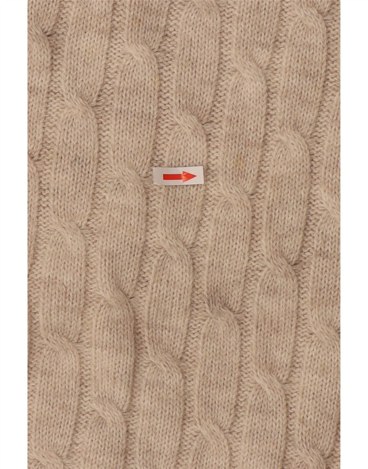 Supermaglia Herre Crew Neck Jumper Sweater Stor Beige