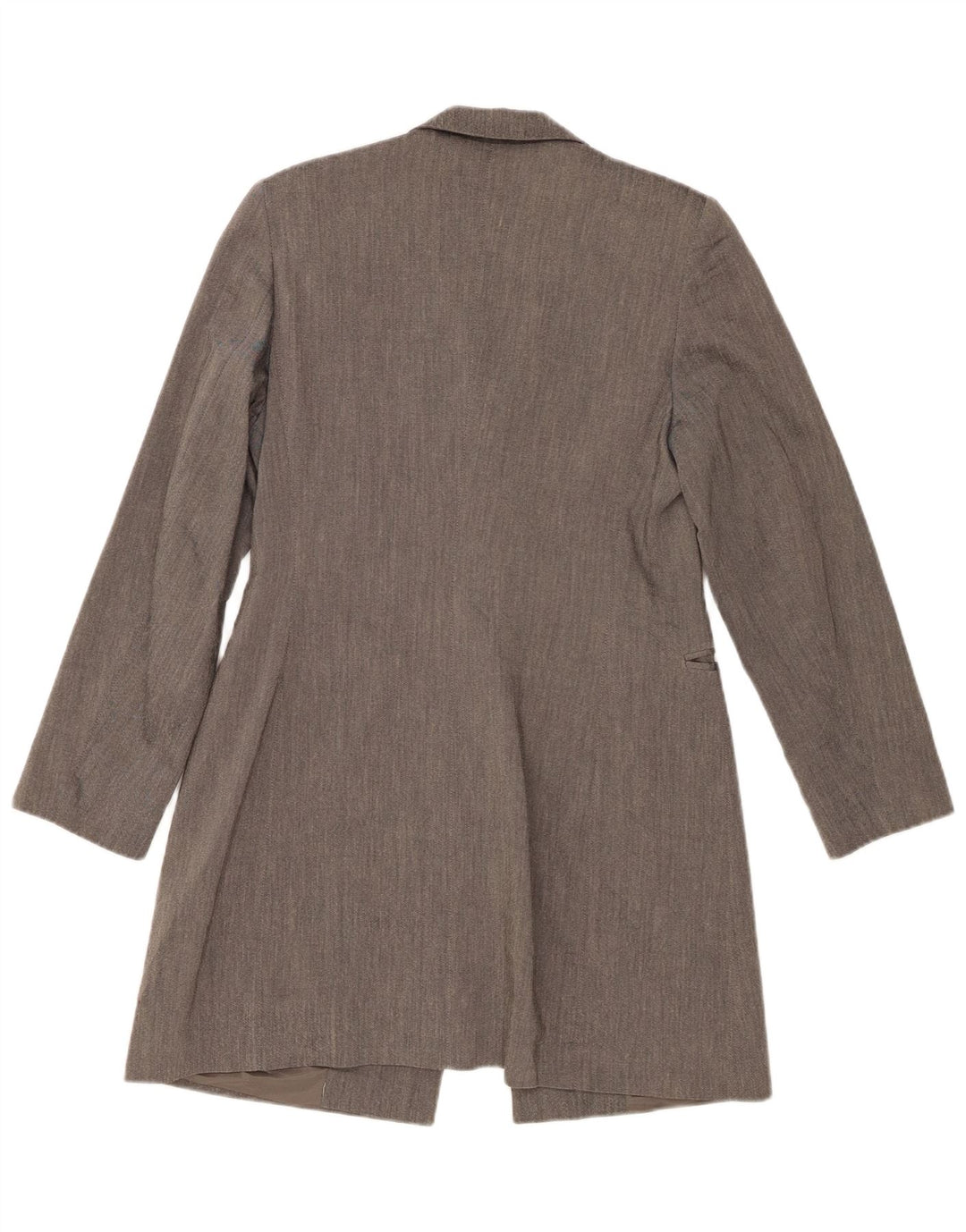 Metafor Dame Longline 1 Knap Blazer Jacket IT 42 Medium Grey Viscose