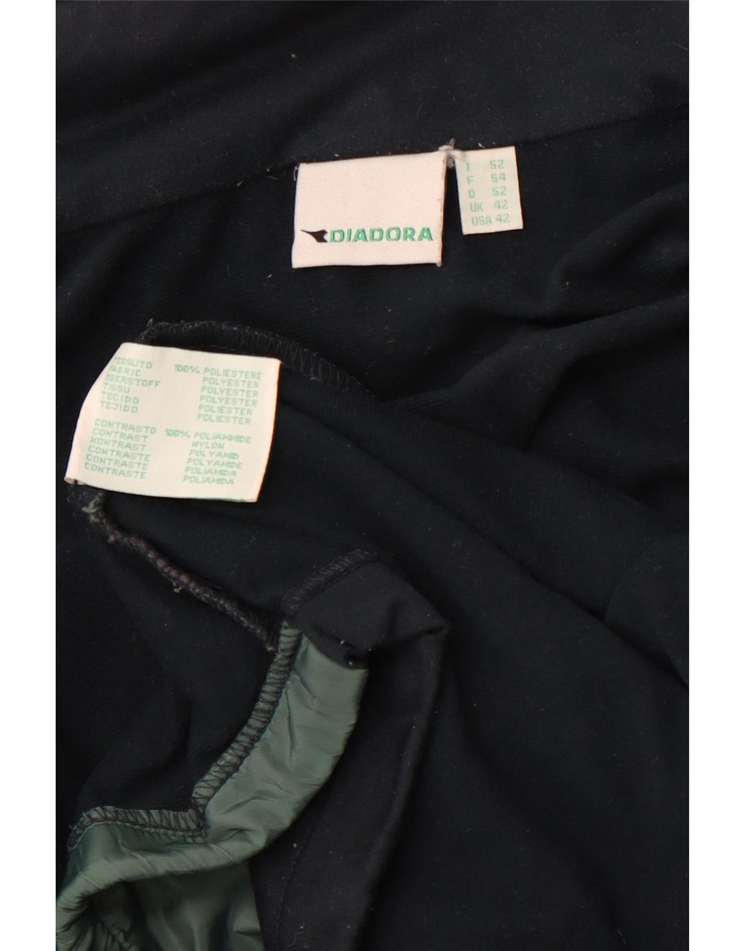 DIADORA Træningsdragt topjakke til mænd UK 42 Stor flerfarvet farveblok