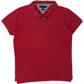 Tommy Hilfiger Herre Slim Fit Polo Shirt Medium Pink Bomuld