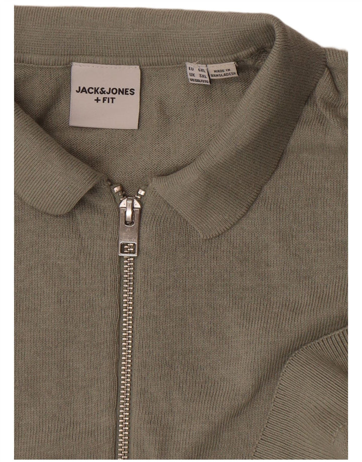 Jack & Jones Kortærmet Polo Shirt til mænd 3XL Grå
