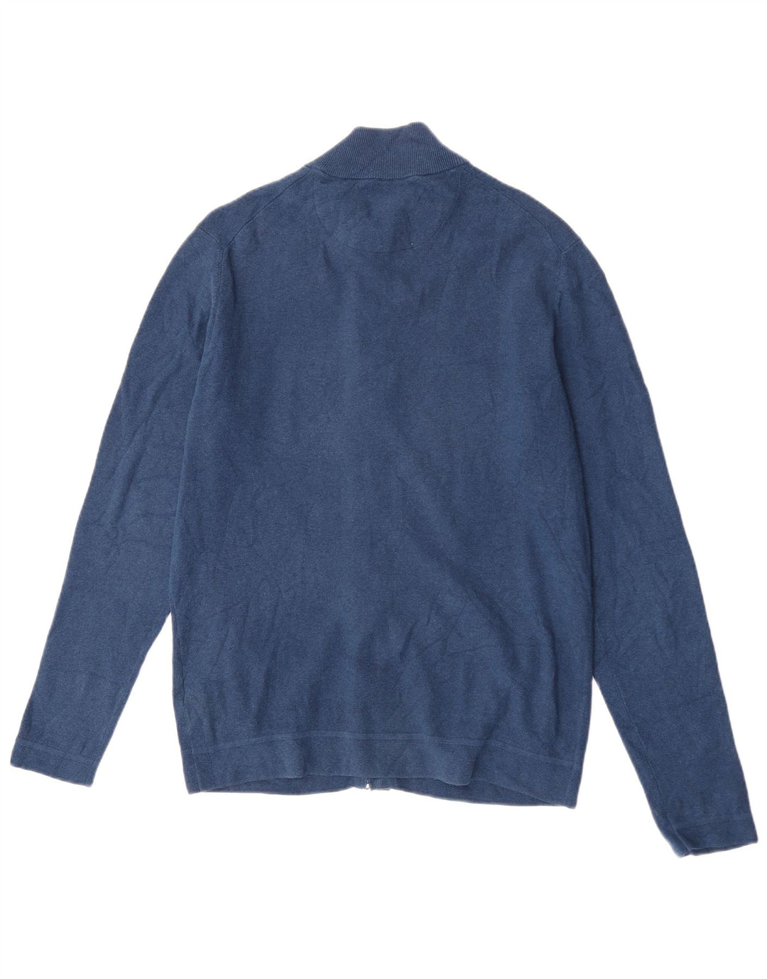 Massimo Dutti Herre Cardigan Sweater XL Marineblå Bomuld