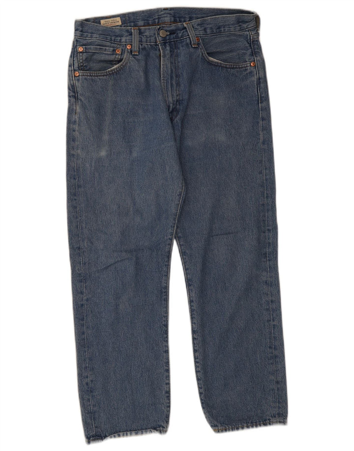 Levi's Herre 551 lige jeans W31 L26 blå bomuld