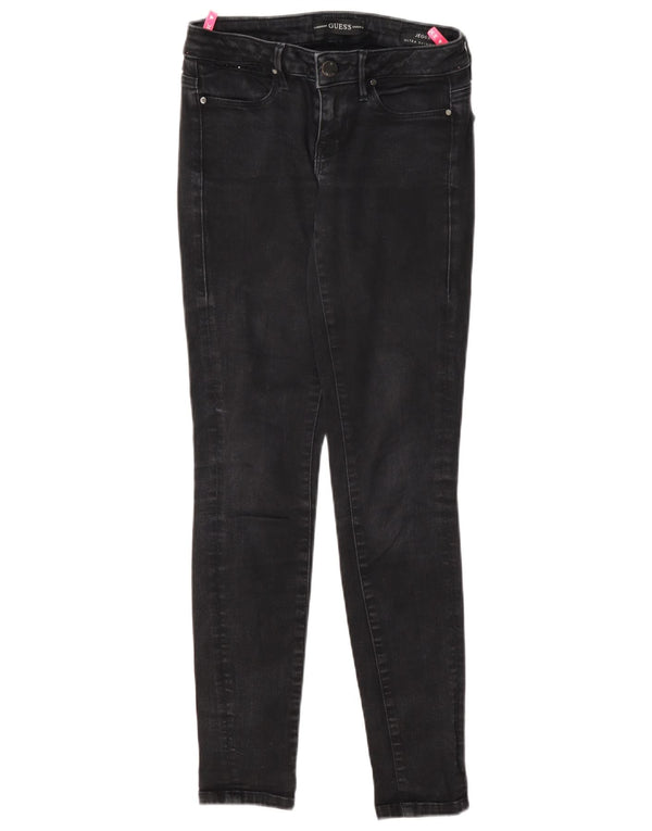 Guess Dame Lavtalje Skinny Jegging Jeans W26 L29 Grå Bomuld
