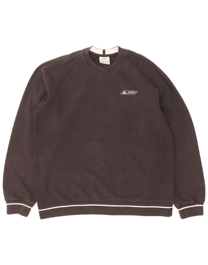 Adidas Sweatshirt Jumper Medium Sort bomuld til mænd