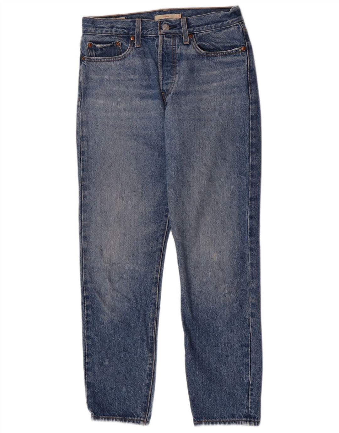 Levi's Dame Wedgie Straight Jeans W27 L27 Blå