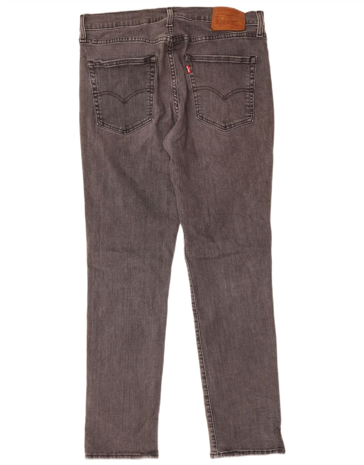 Levi's Herre 511 Slim Jeans W36 L32 Grå Bomuld