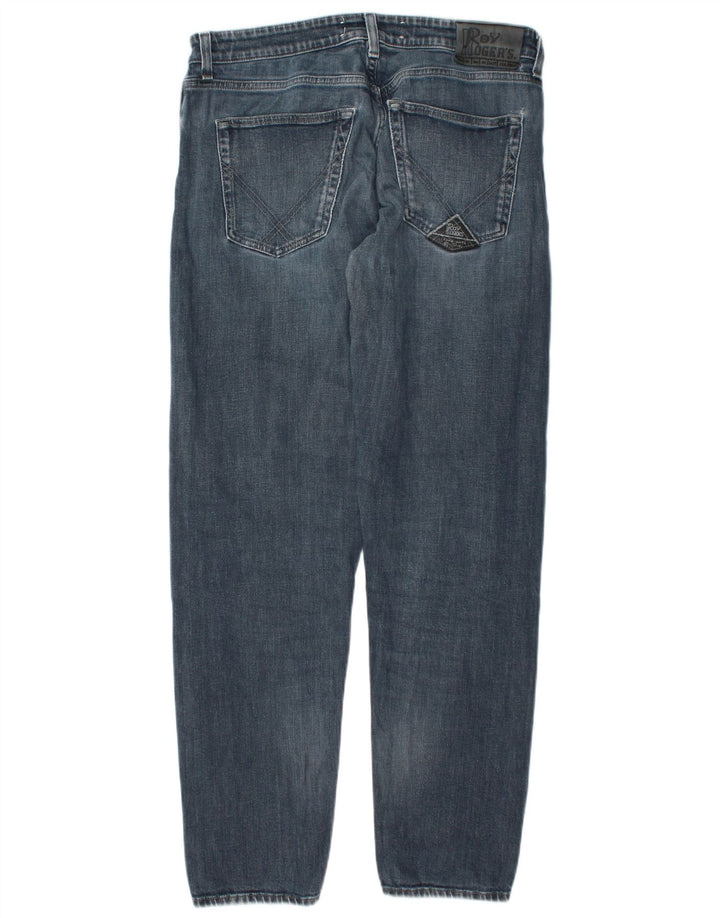 Roy Rogers Straight Jeans til mænd W33 L31 blå bomuld