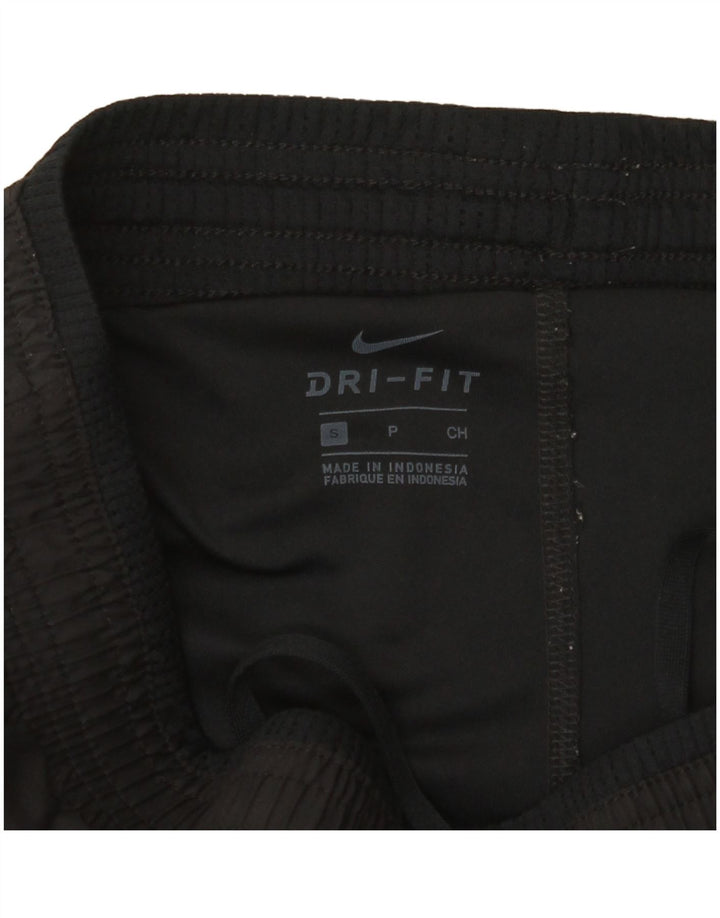 Nike Dame Dri Fit Sport Shorts UK 10 Small Black Polyester