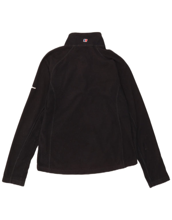 Berghaus Boys Zip Neck Fleece Jumper 11-12 Years Black Polyester