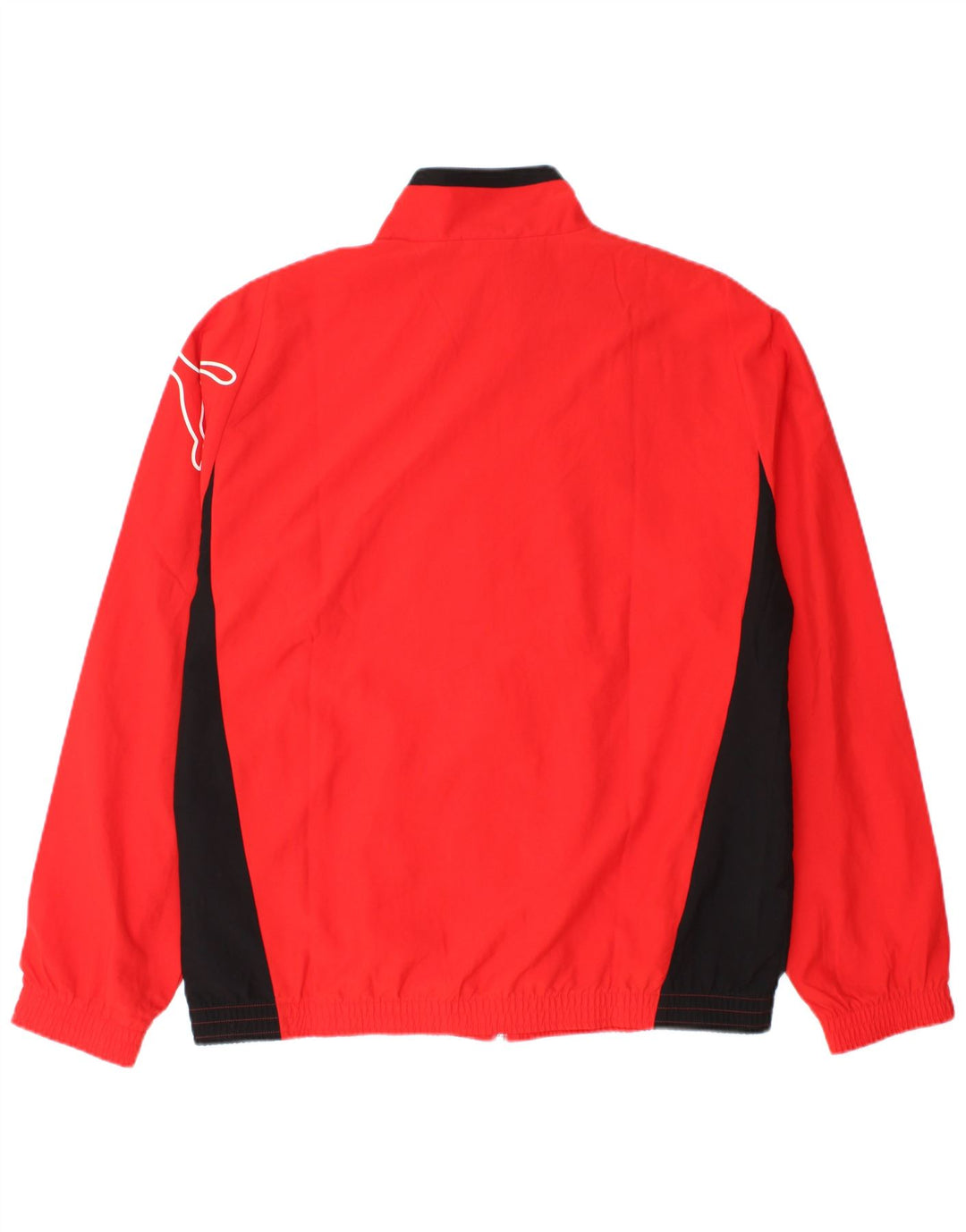 Puma Herre grafisk træningsdragt Topjakke Stor Rød Colourblock Polyester