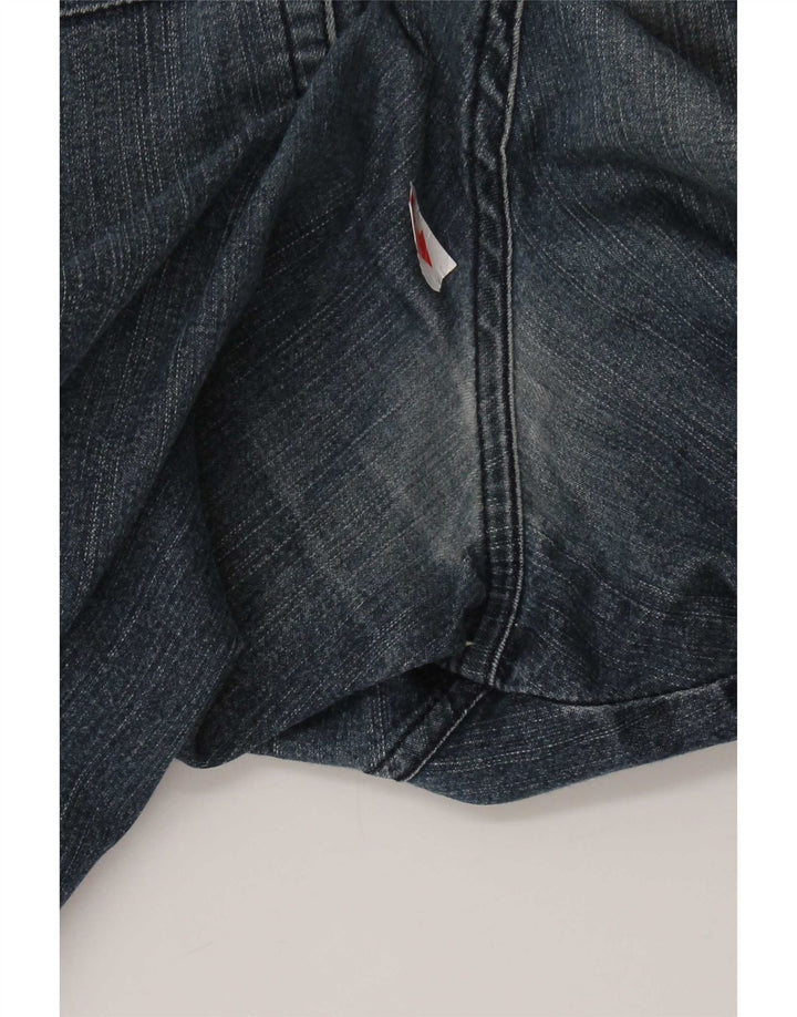 Trussardi Straight Jeans til mænd W34 L30 blå bomuld