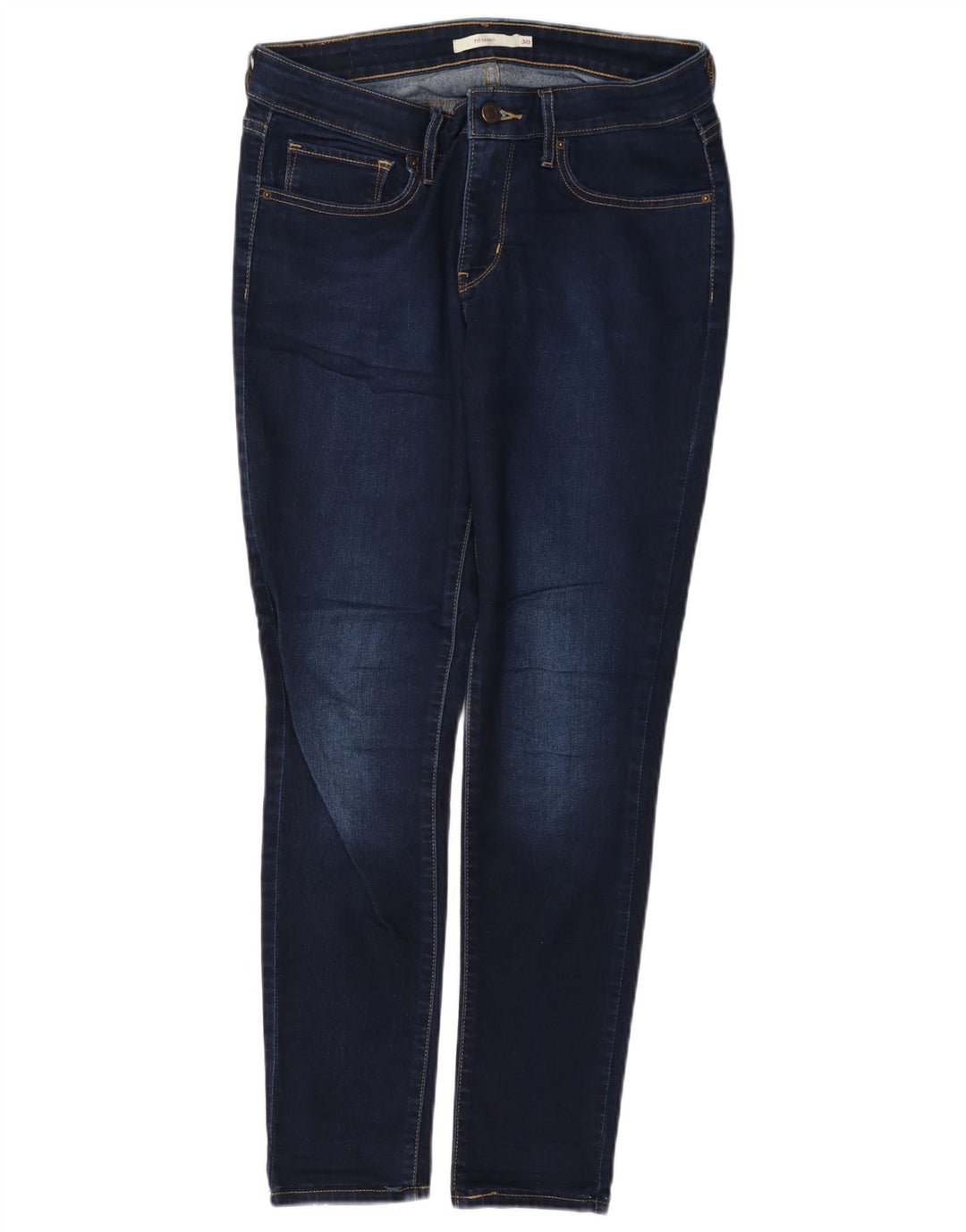 Levi's Dame 711 Skinny Jeans W30 L30 Marineblå