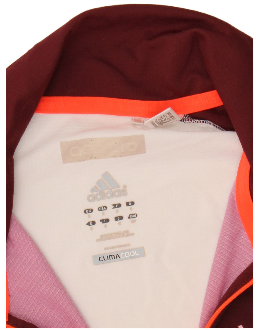 Adidas Herre Climacool Polo Shirt Lille Burgundy Colourblock
