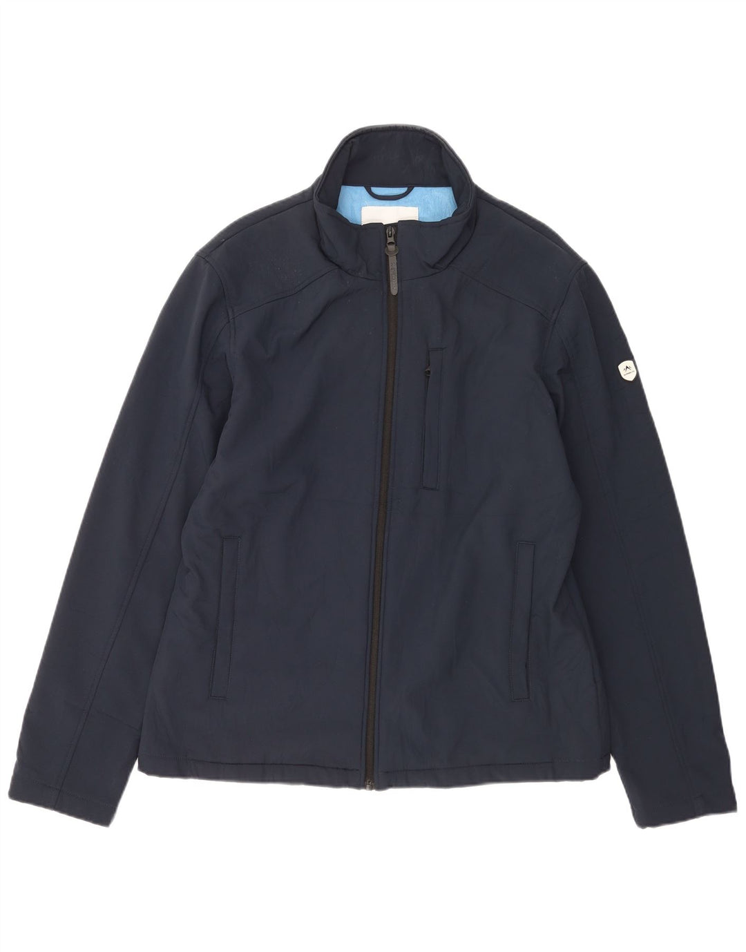 ALPENNBLITZ Herre Windbreaker Jacket UK 40 Large Navy Blue Polyester