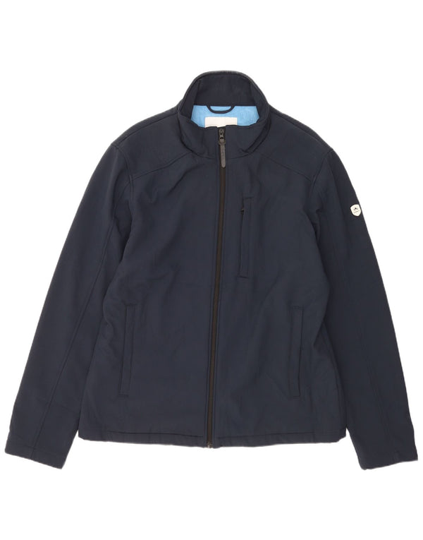 ALPENNBLITZ Mens Windbreaker Jacket UK 40 Large Navy Blue Polyester