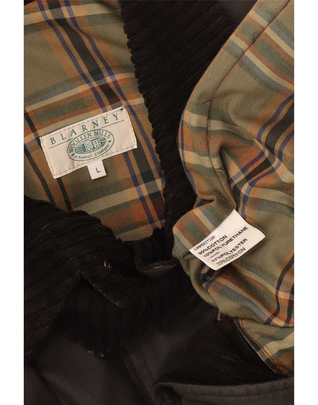 Blarney Woolen Mills Dame Oversized vokset overfrakke UK 16 Large Grå