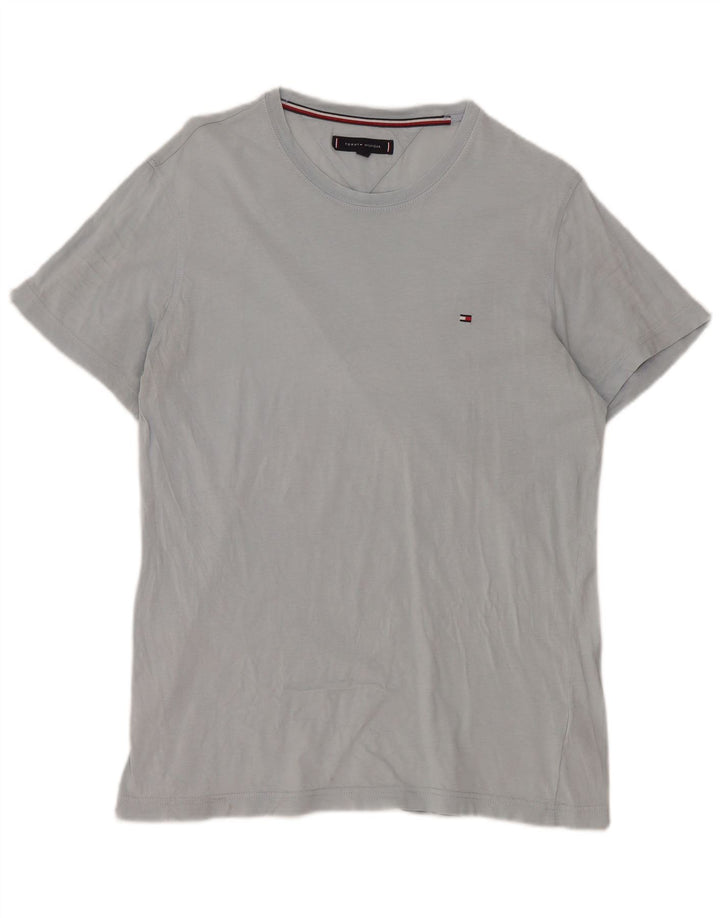 Tommy Hilfiger Herre T-Shirt Top Stor Blå Bomuld